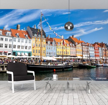 Bild på Nyhavn in Copenhagen Denmark